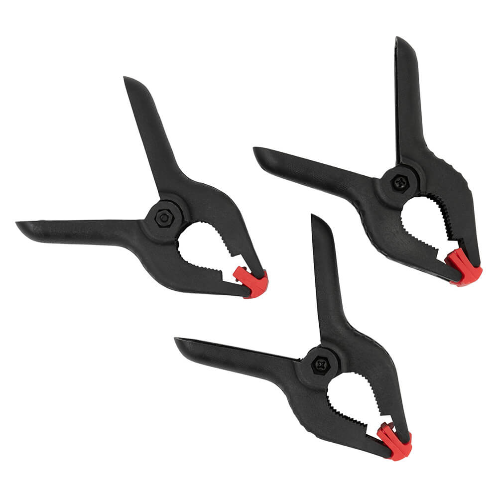 FS Nylon Spring Clamps – Multi-Pack (30mm To 100mm) – Quick Grip Plastic Clamps