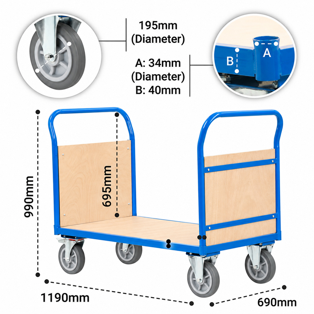 Platform Cart dimensions