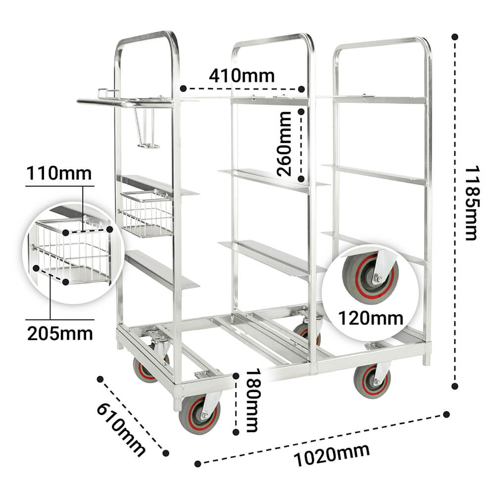 Bale Arm Crate Trolley