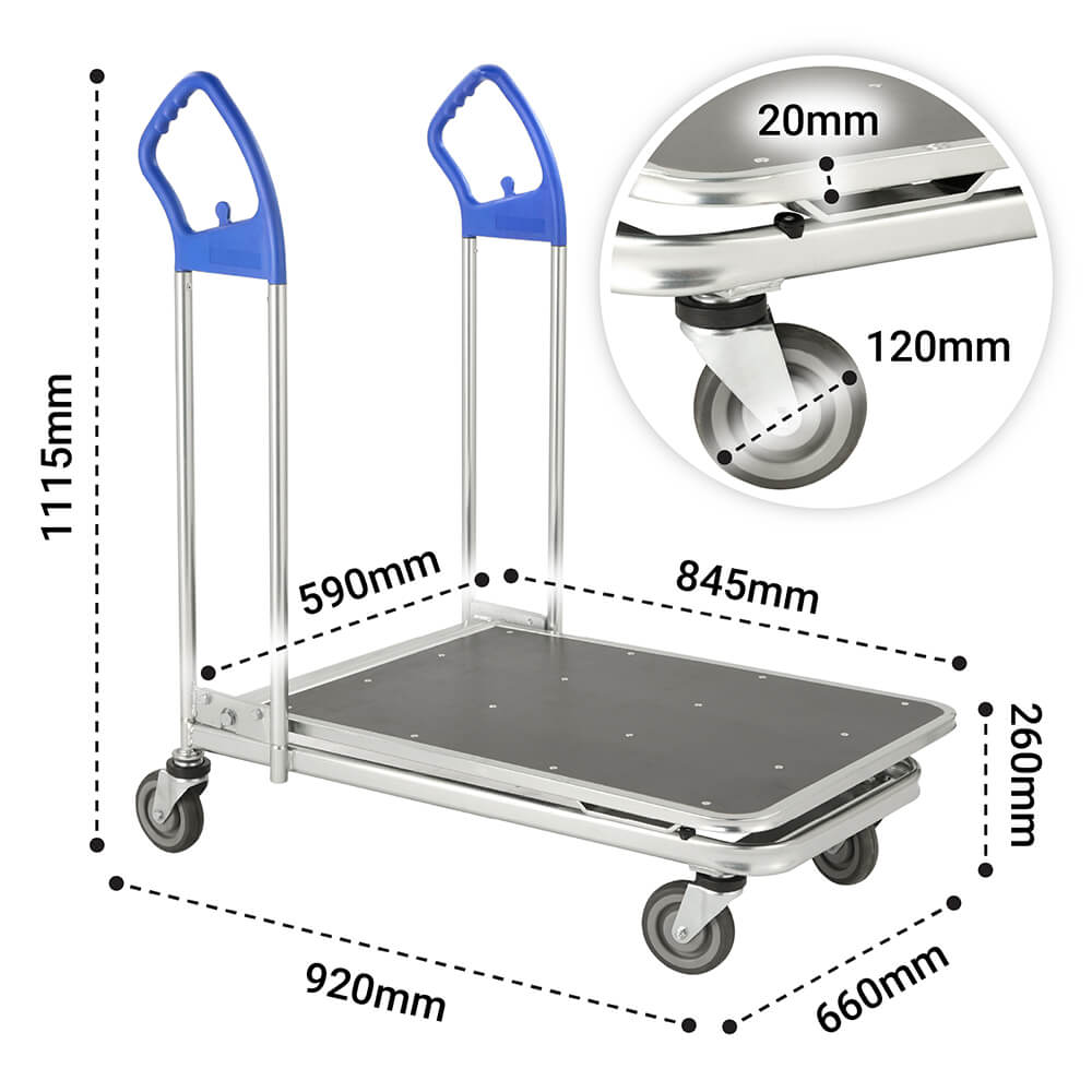 Flatbed Retail Trolley