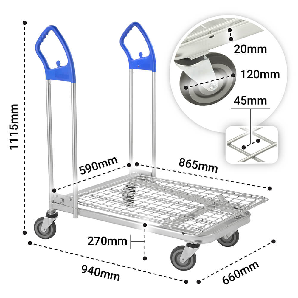 Mesh Retail Trolley