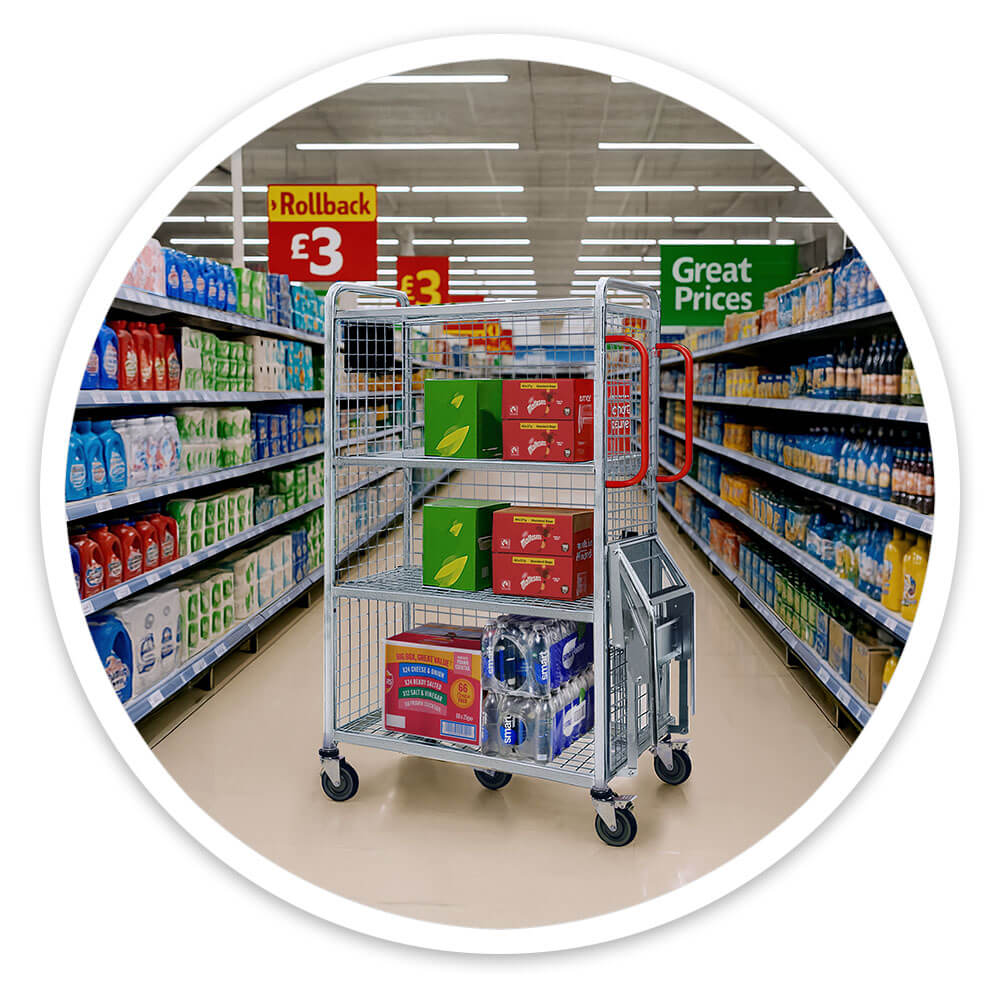 Picking Trolley with Steps