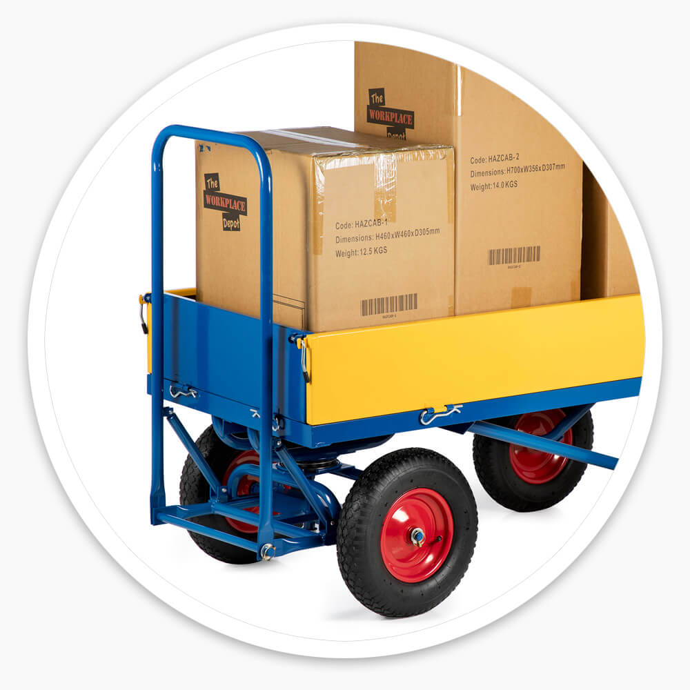 Platform Truck with Sides Free Next Day Delivery