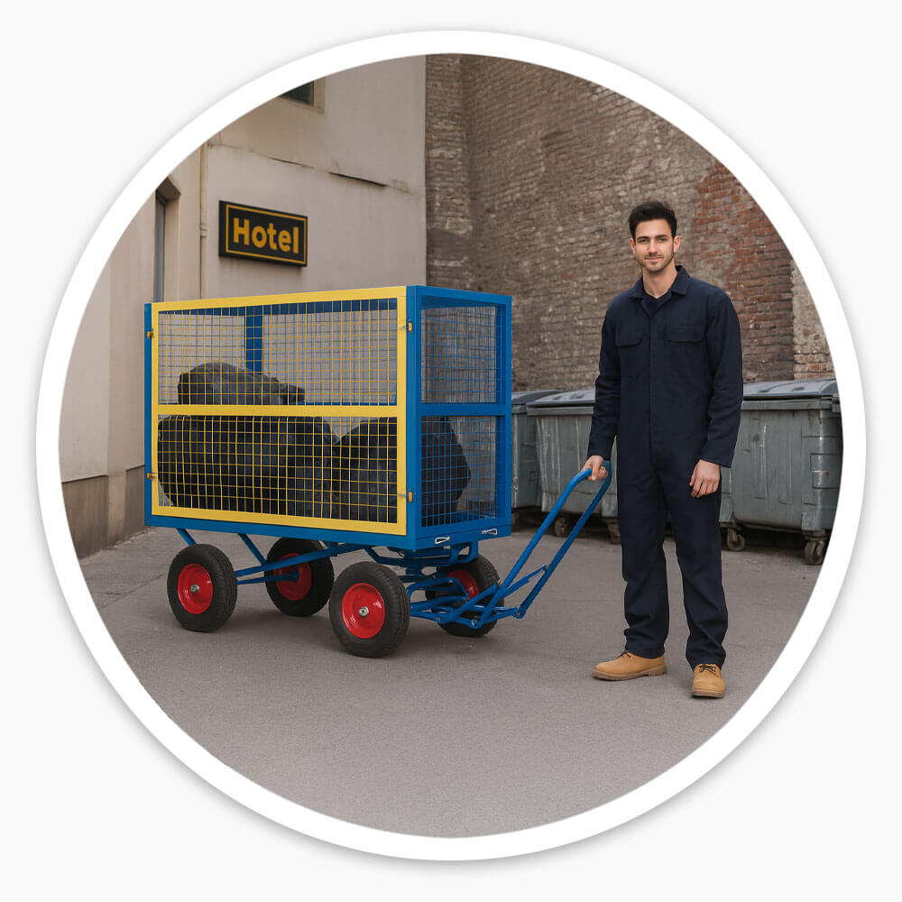 Platform Truck with Cage