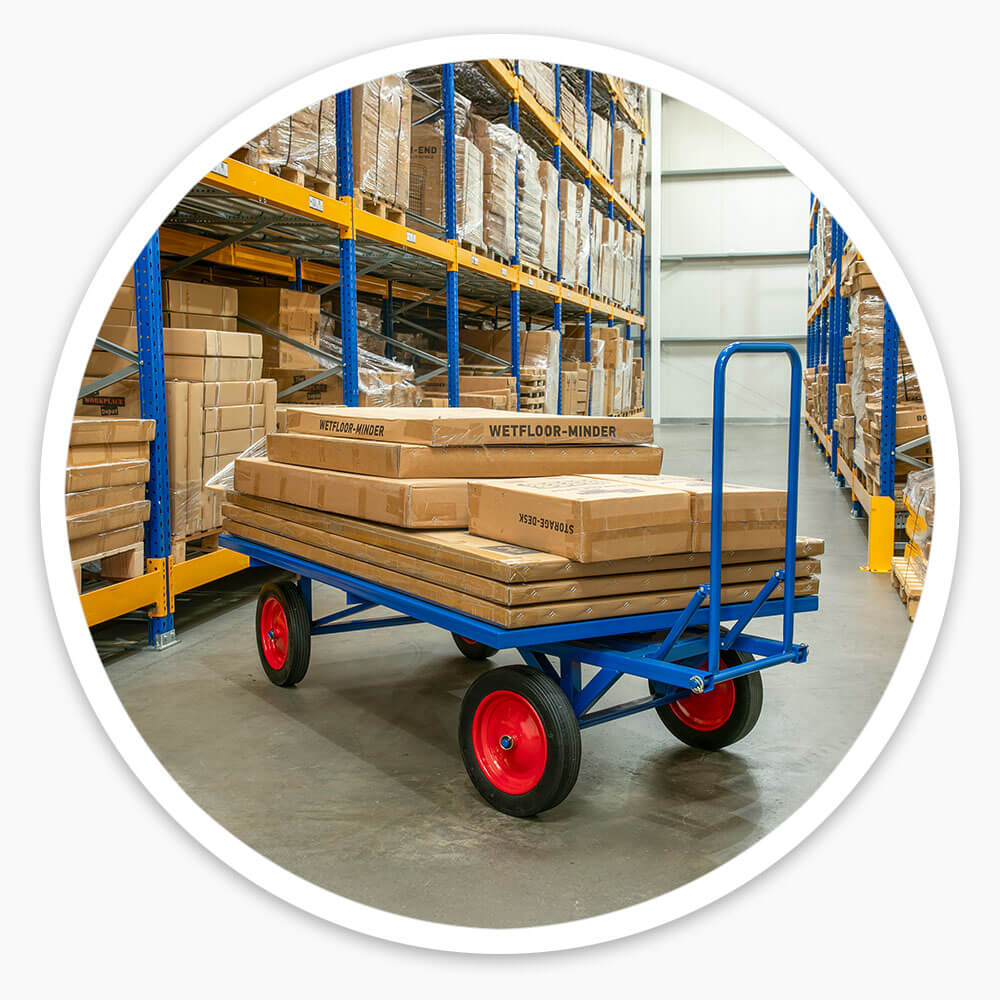 Flatbed Turntable Trolley