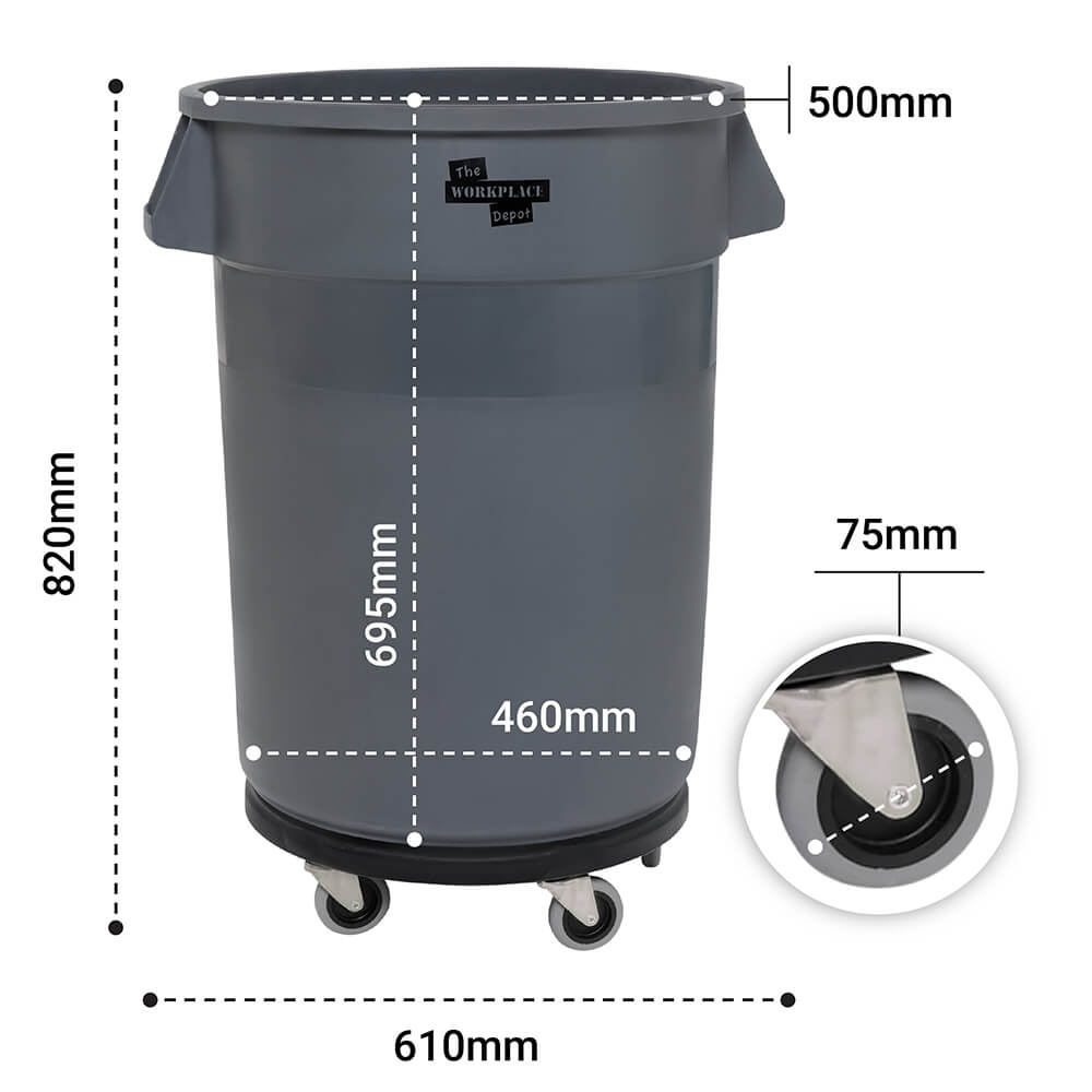 Heavy Duty Bin with Dolly