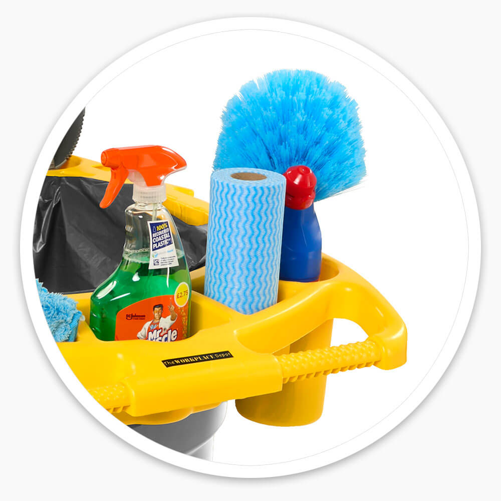 Rolling Bin with Rim Caddy