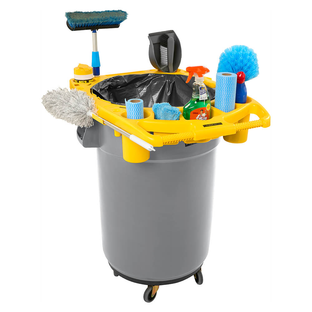 Rolling Bin with Rim Caddy