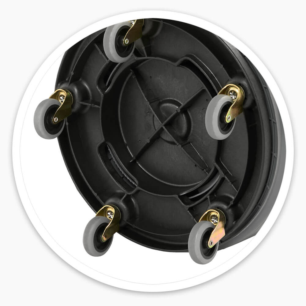 Rolling Bin with Rim Caddy