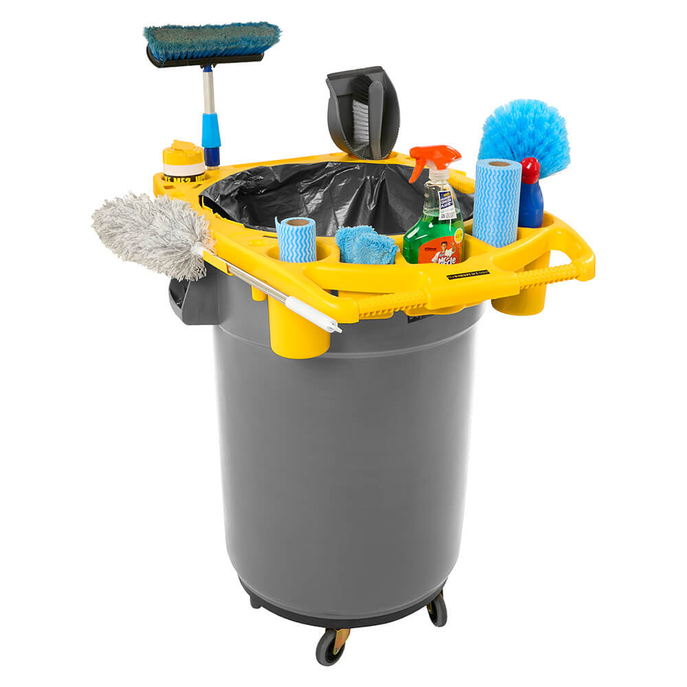 Rolling Bin with Rim Caddy
