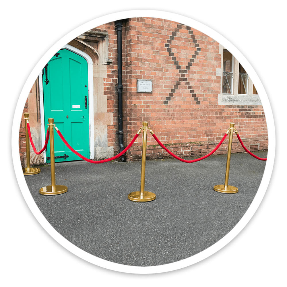 Queue Rope Barrier Free Delivery