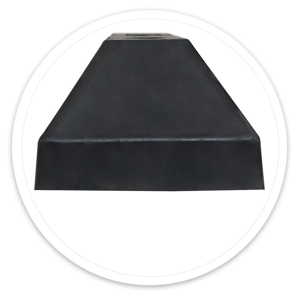 Rubber Curb Stops Free Delivery