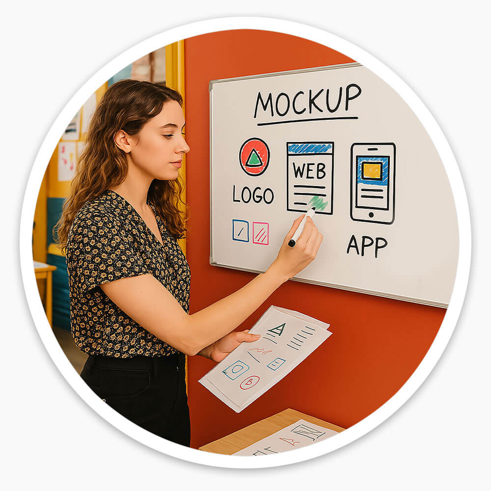 Wall Mounted Whiteboard