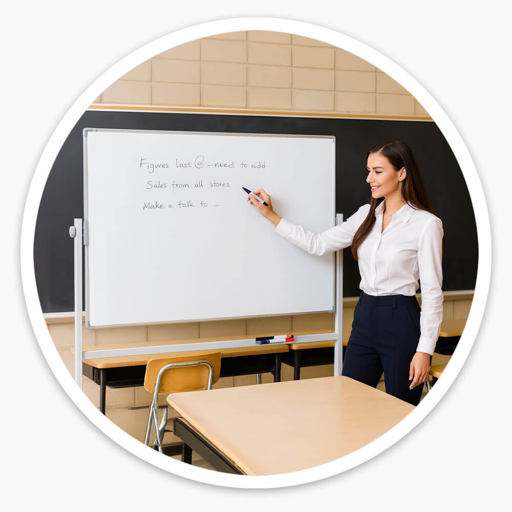 Revolving Mobile Whiteboard