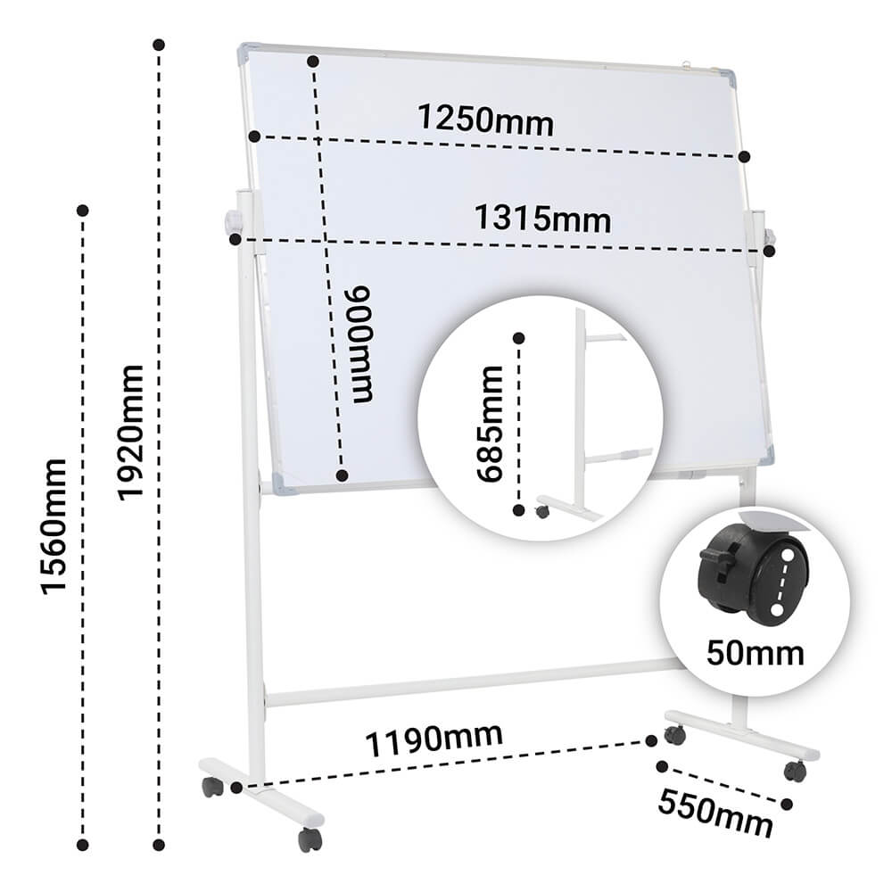 Revolving Mobile Whiteboard