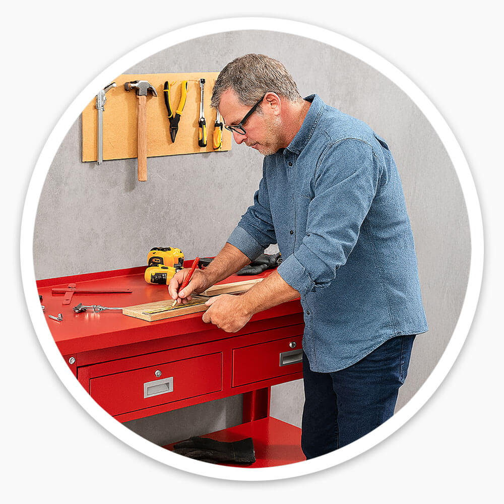 Steel Work Table