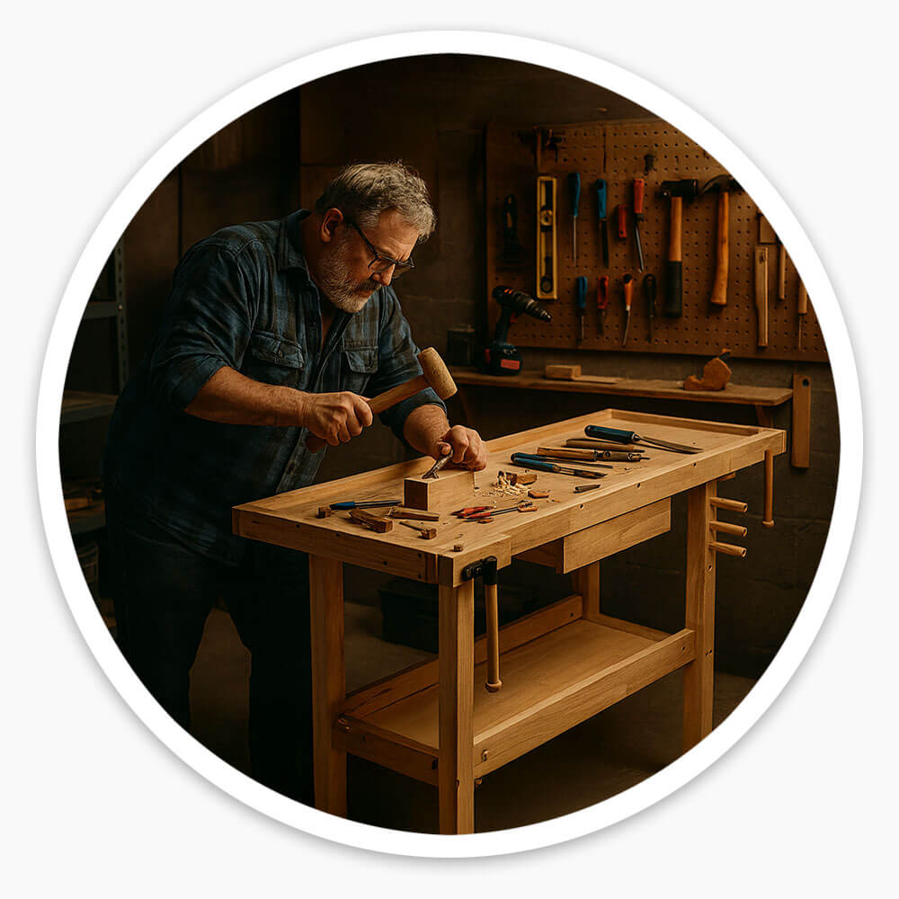 Wooden Workbench