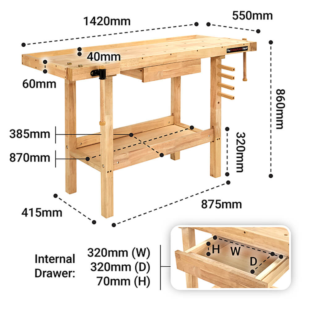 Wooden Workbench