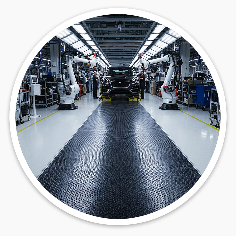 Diamond Rubber Matting Roll