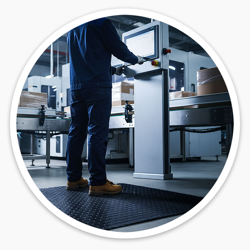 Dotted Rubber Matting Roll