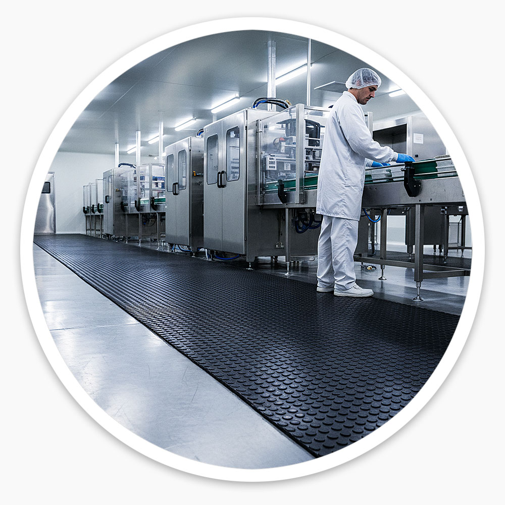 Dotted Rubber Matting Roll