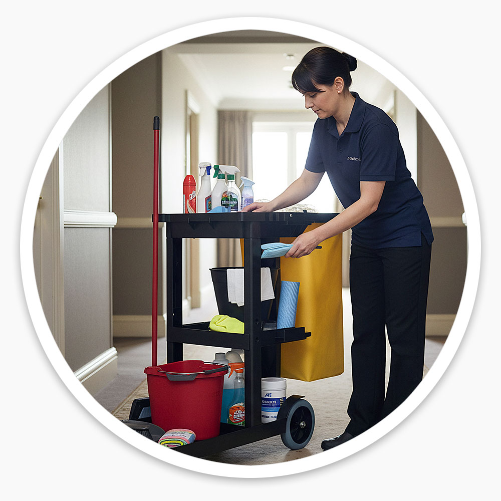 Economy Cleaning Cart