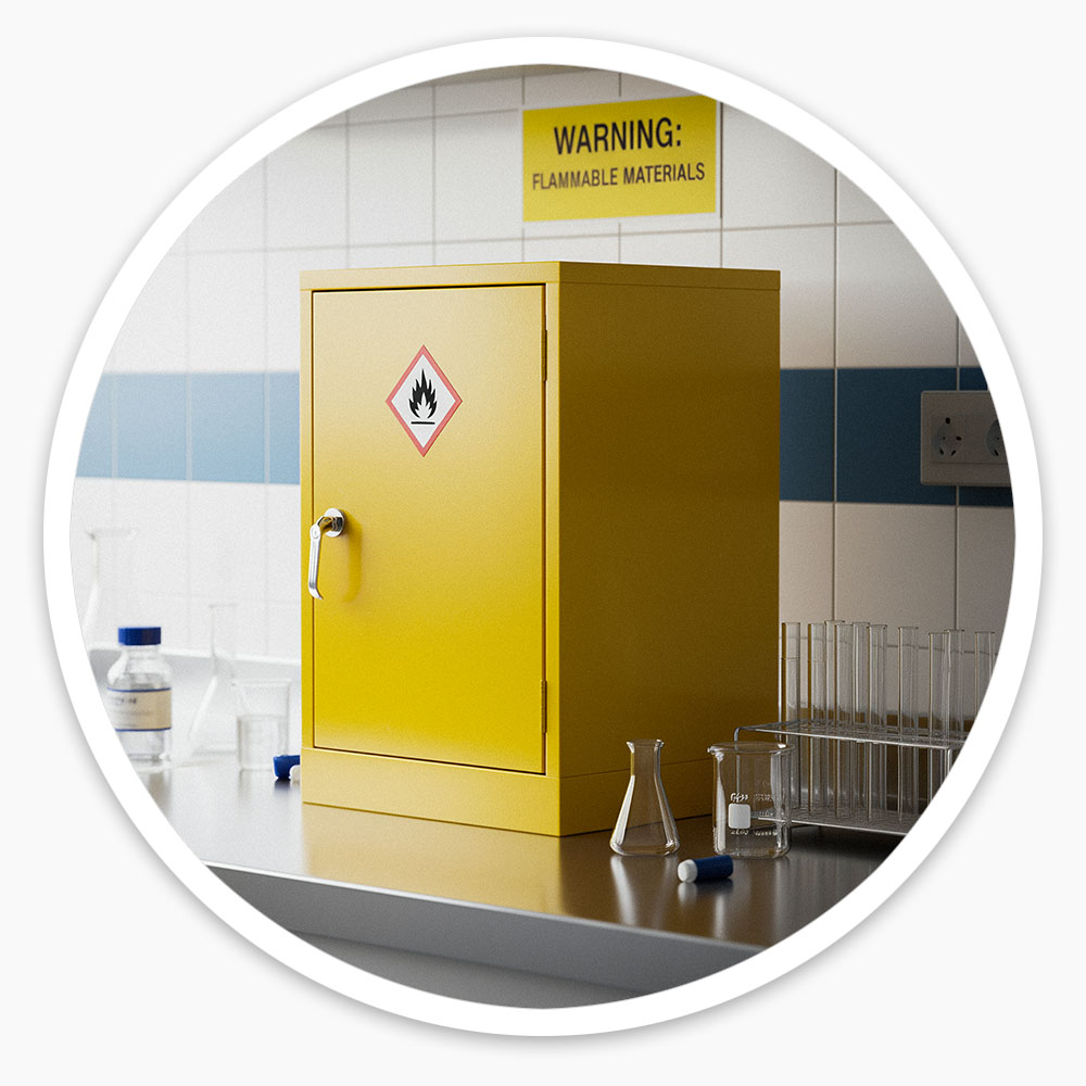 Flammable Material Storage Cabinet