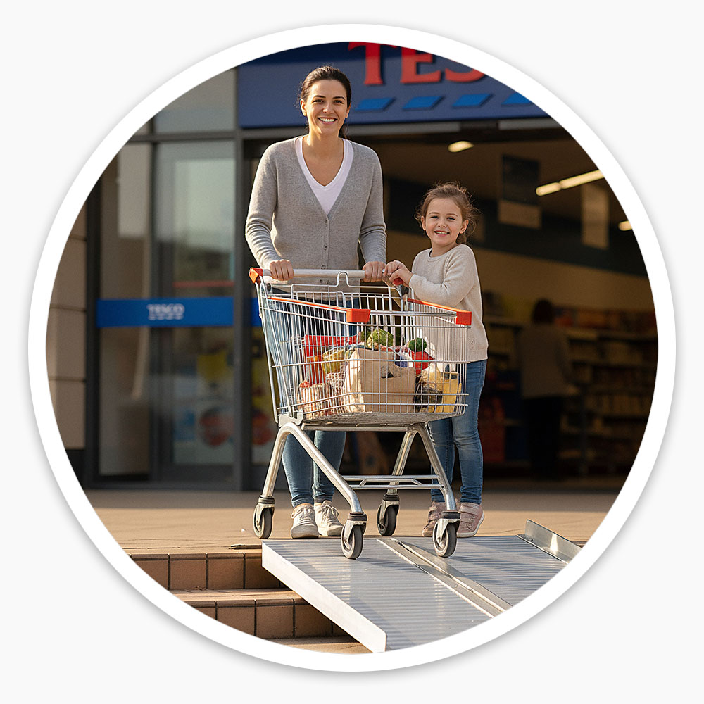 Foldable Wheelchair Ramp