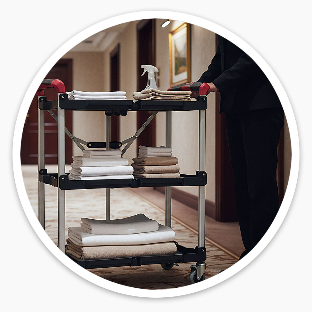 Folding Catering Trolley