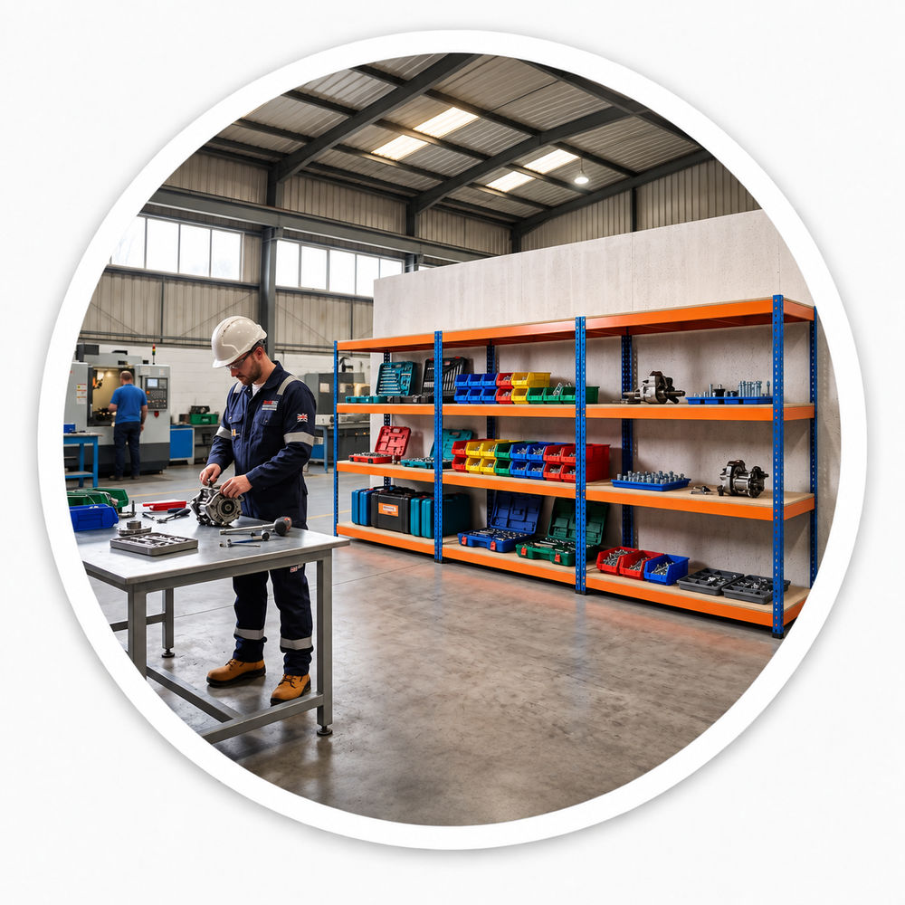 Garage Racking System - 3x Bay Kit, 4,800kg Total Capacity, 1800 x 1800 x 600mm Per Bay