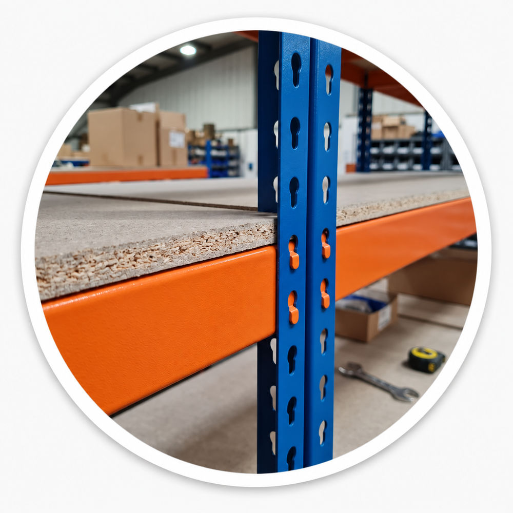 Garage Racking System - 3x Bay Kit, 4,800kg Total Capacity, 1800 x 1800 x 600mm Per Bay