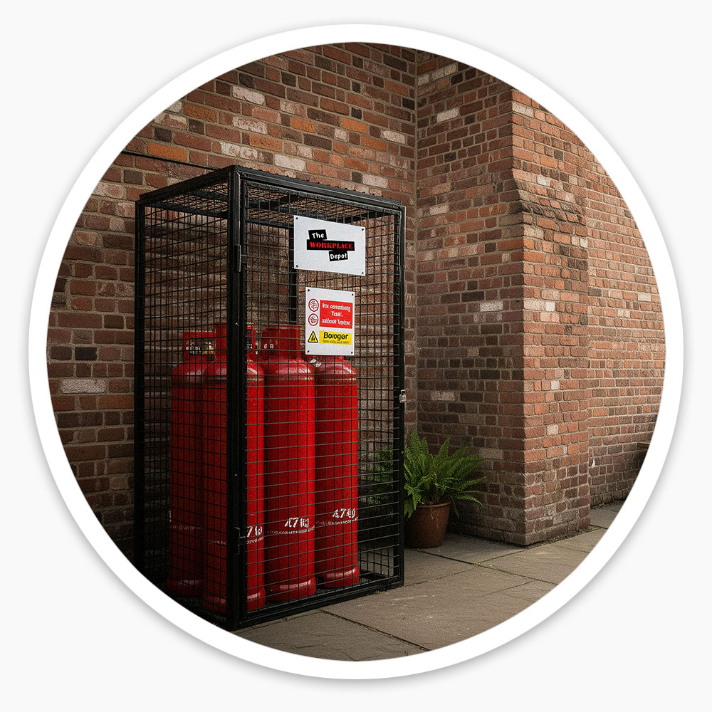 Gas Bottle Mesh Cage