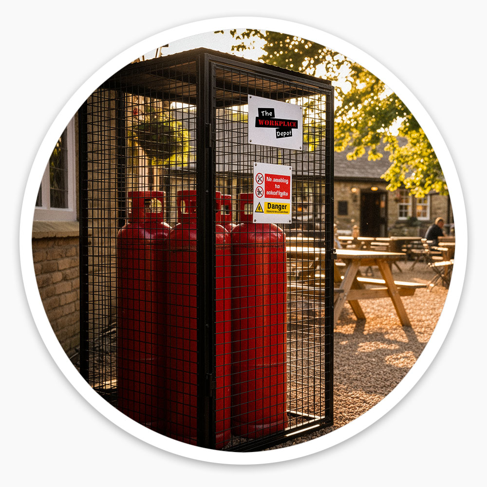 Gas Bottle Mesh Cage