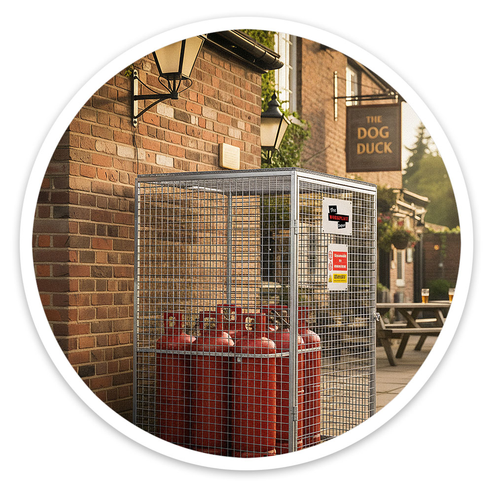 Gas Cylinder Cage