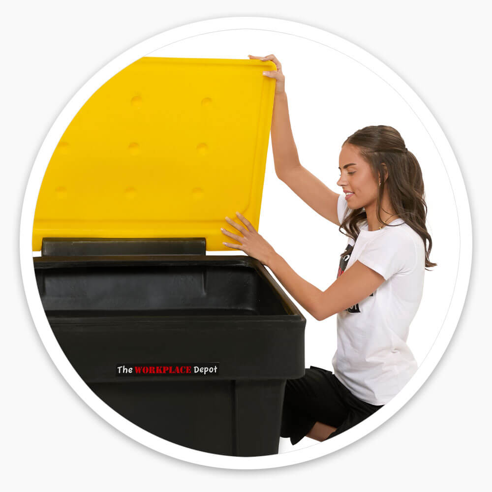 200 Litre Grit Bin with Grit Salt