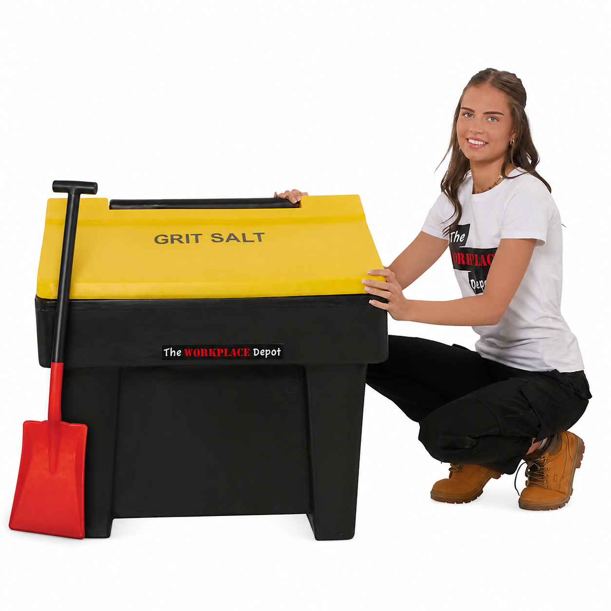 200 Litre Grit Bin with Grit Salt