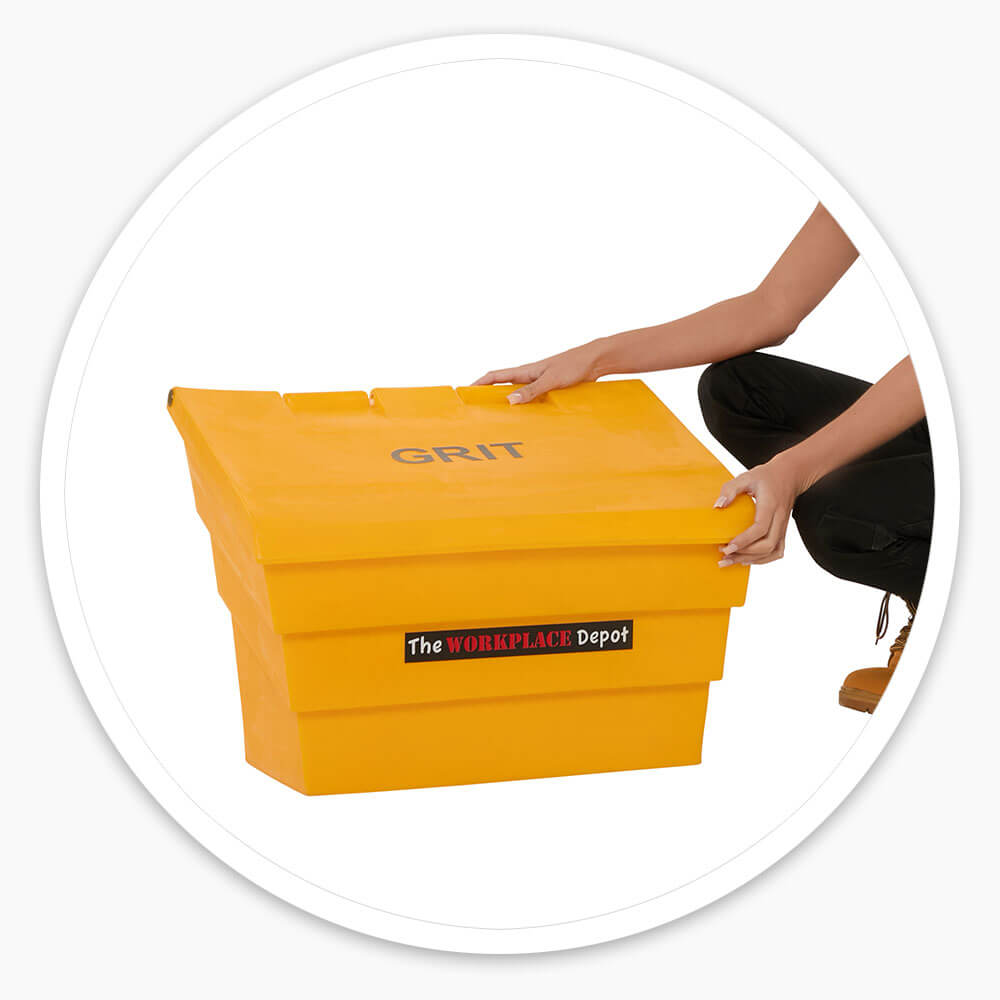 50 Litre Grit Bin with Grit Salt
