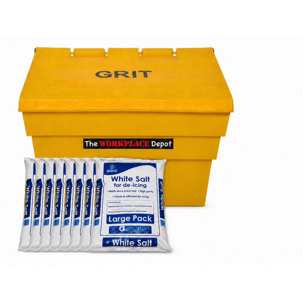 50 Litre Grit Bin with Grit Salt