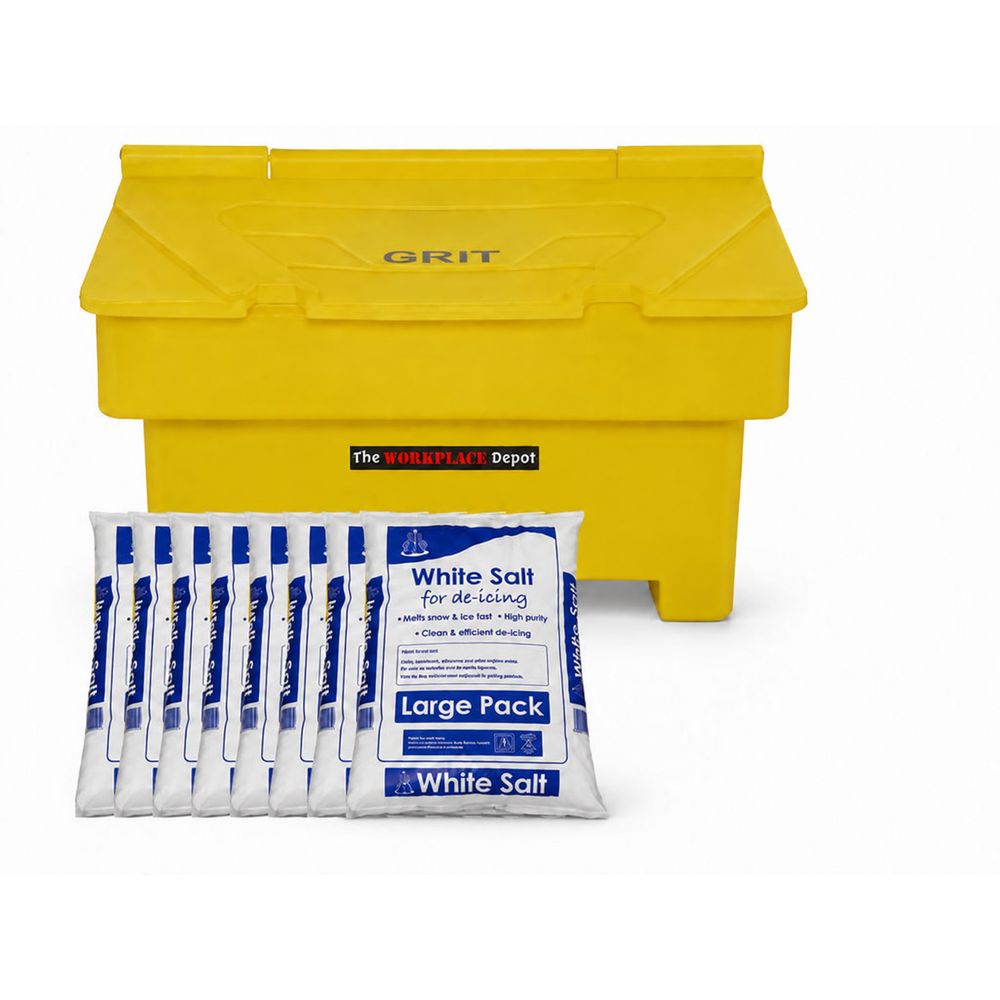 Nestable Grit Bin with Grit Salt