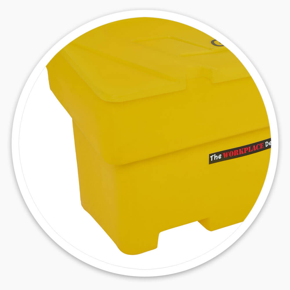 Nestable Grit Bin with Grit Salt
