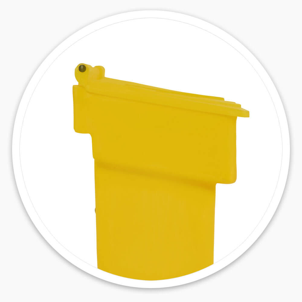Nestable Grit Bin with Grit Salt