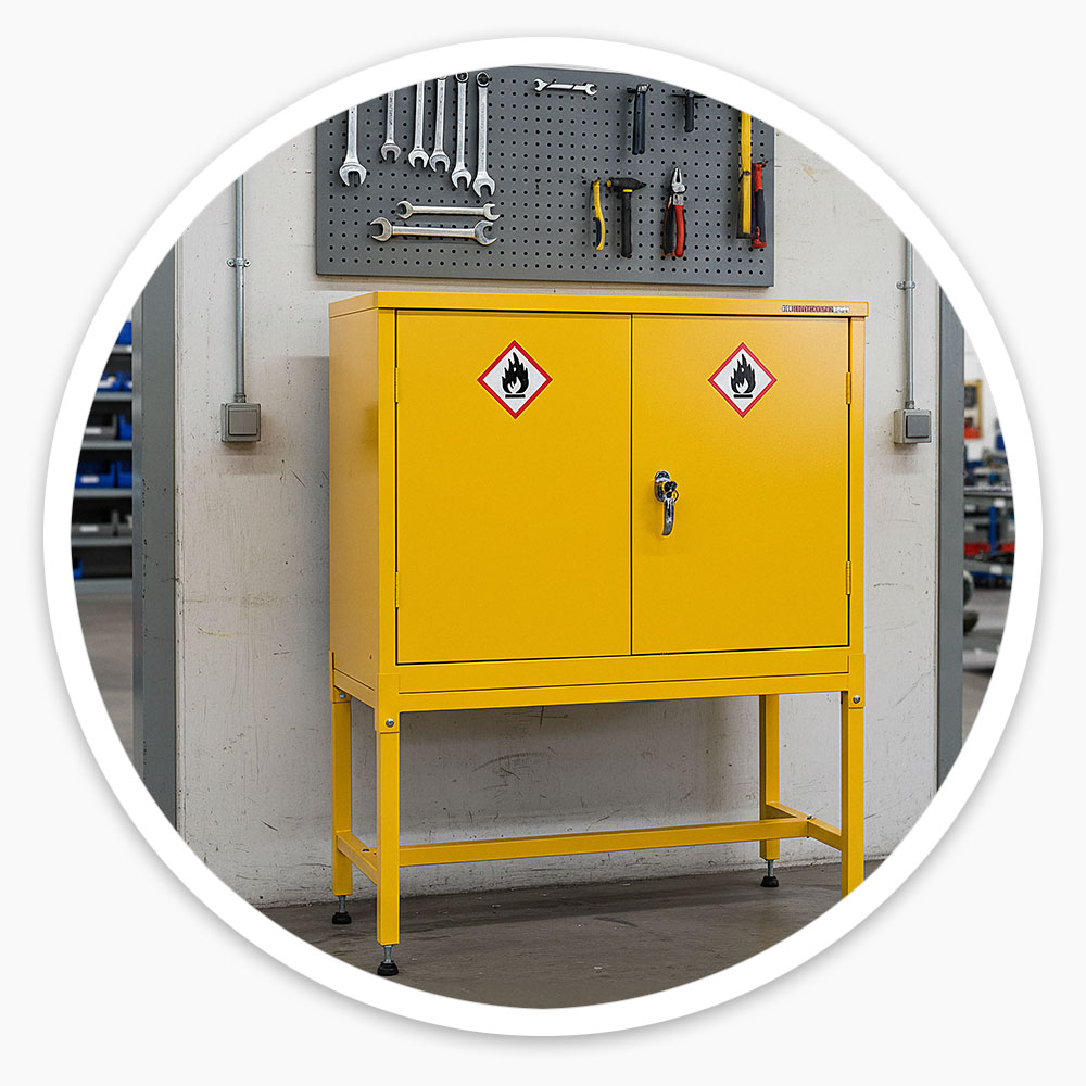 Hazardous Cabinet Stand