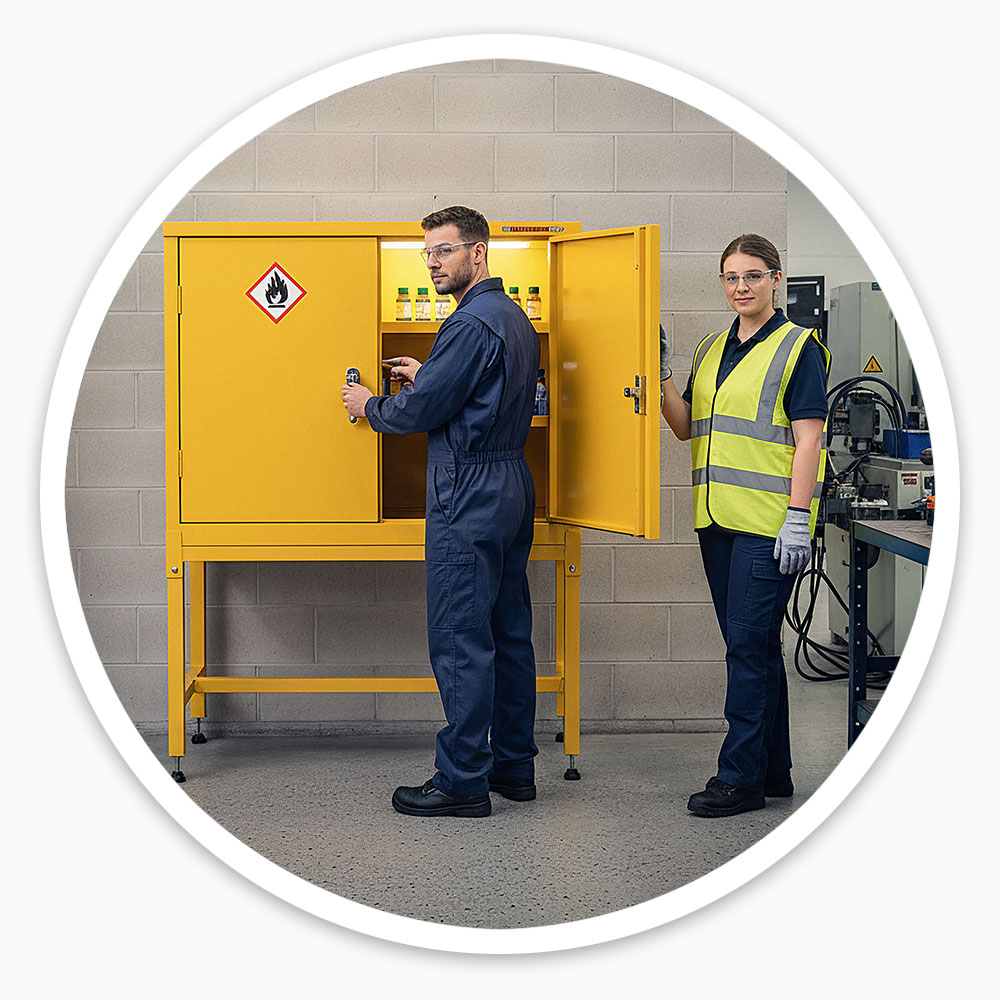 Hazardous Cabinet Stand