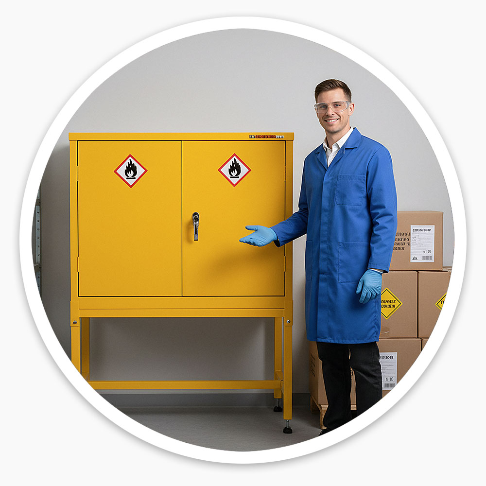 Hazardous Cabinet Stand
