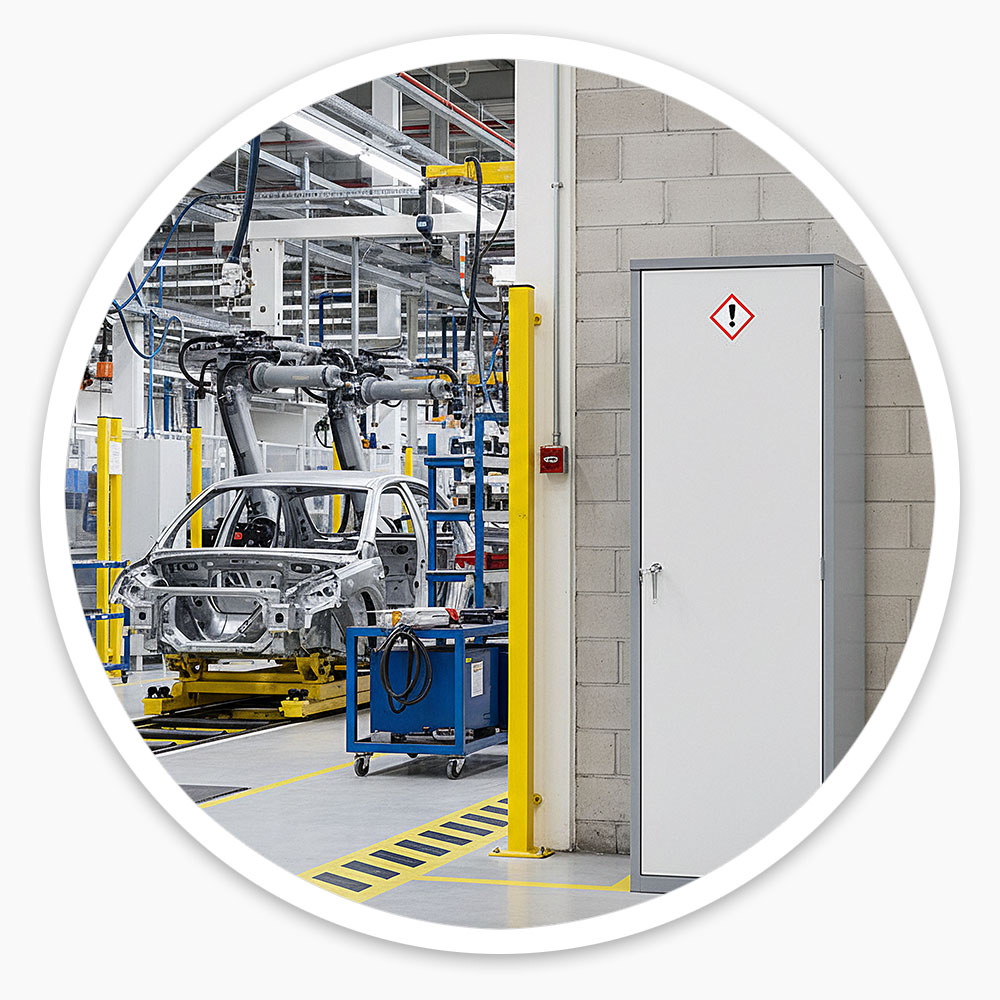 Hazardous Material Storage Lockers