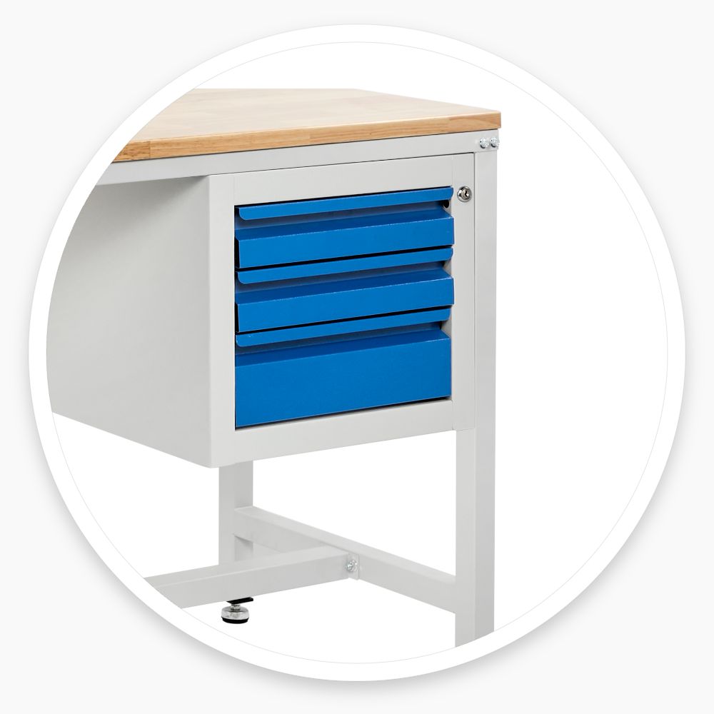 Industrial Metal Workbench