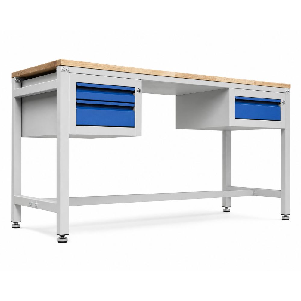 Industrial Steel Workbench