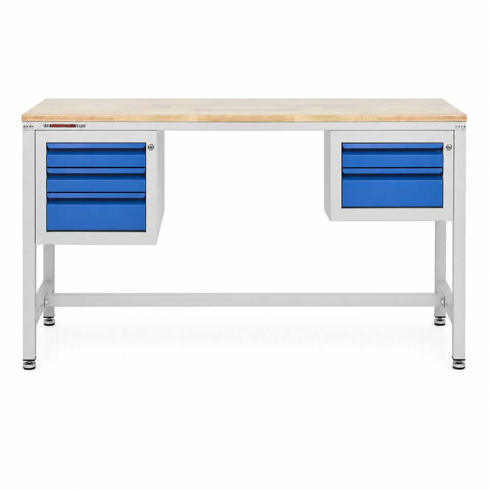 Industrial Workbench with Storage