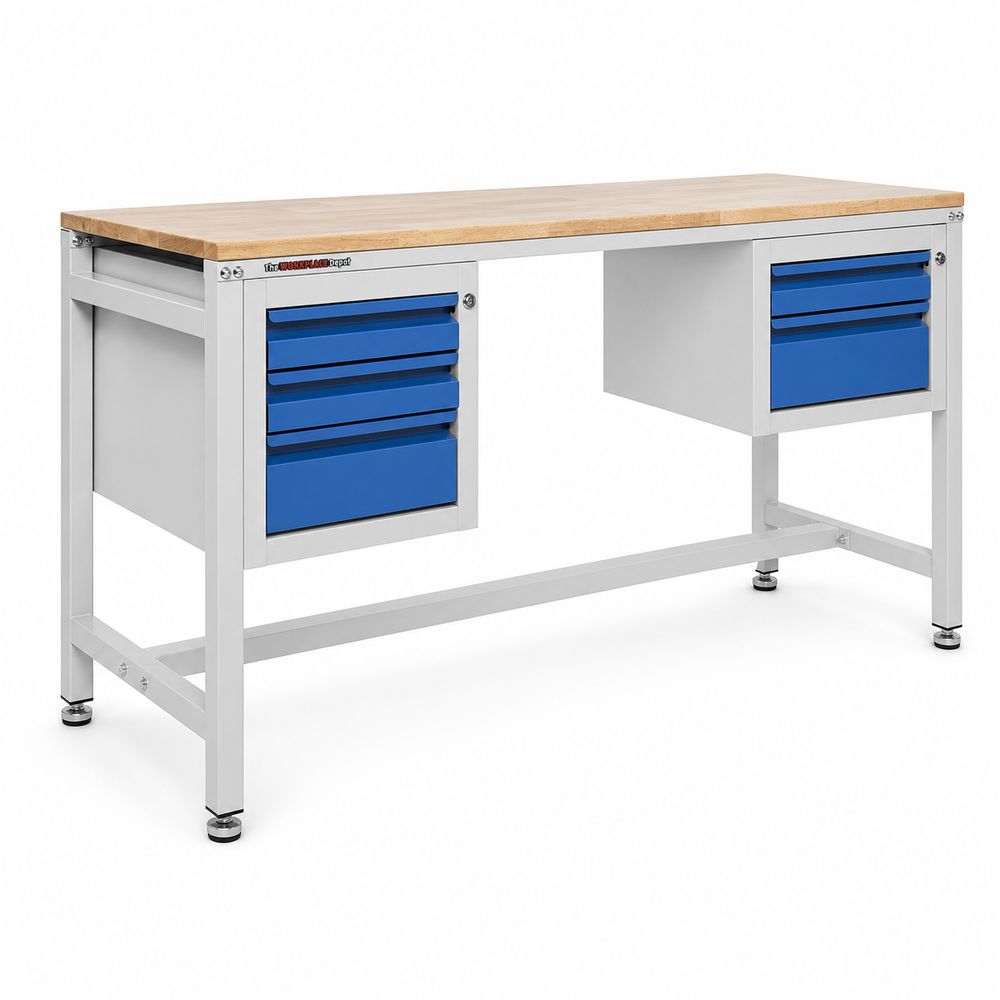 Industrial Workbench with Storage