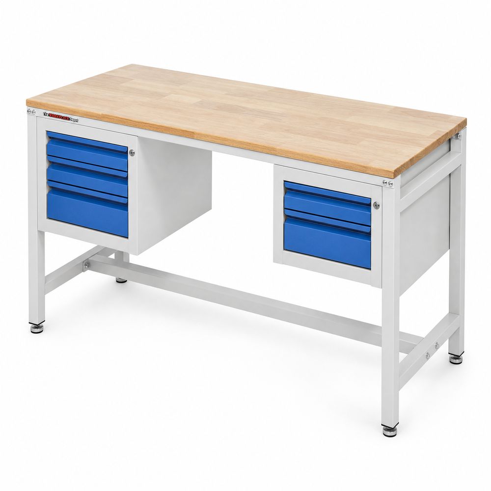 Industrial Workbench with Storage